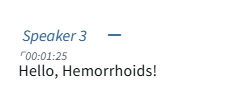 Our auto-transcription program gets so creative!