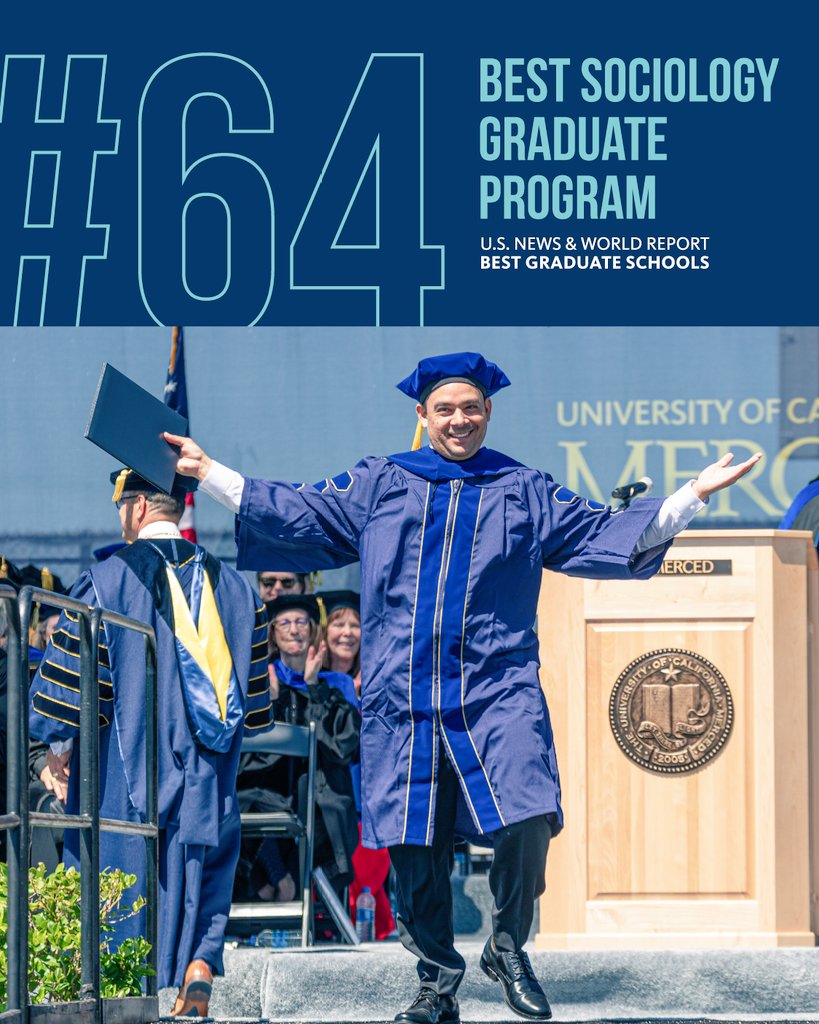 Sociology Graduate Program Debuts Strongly in U.S. News Rankings! Read full article here: news.ucmerced.edu/news/2025/soci…