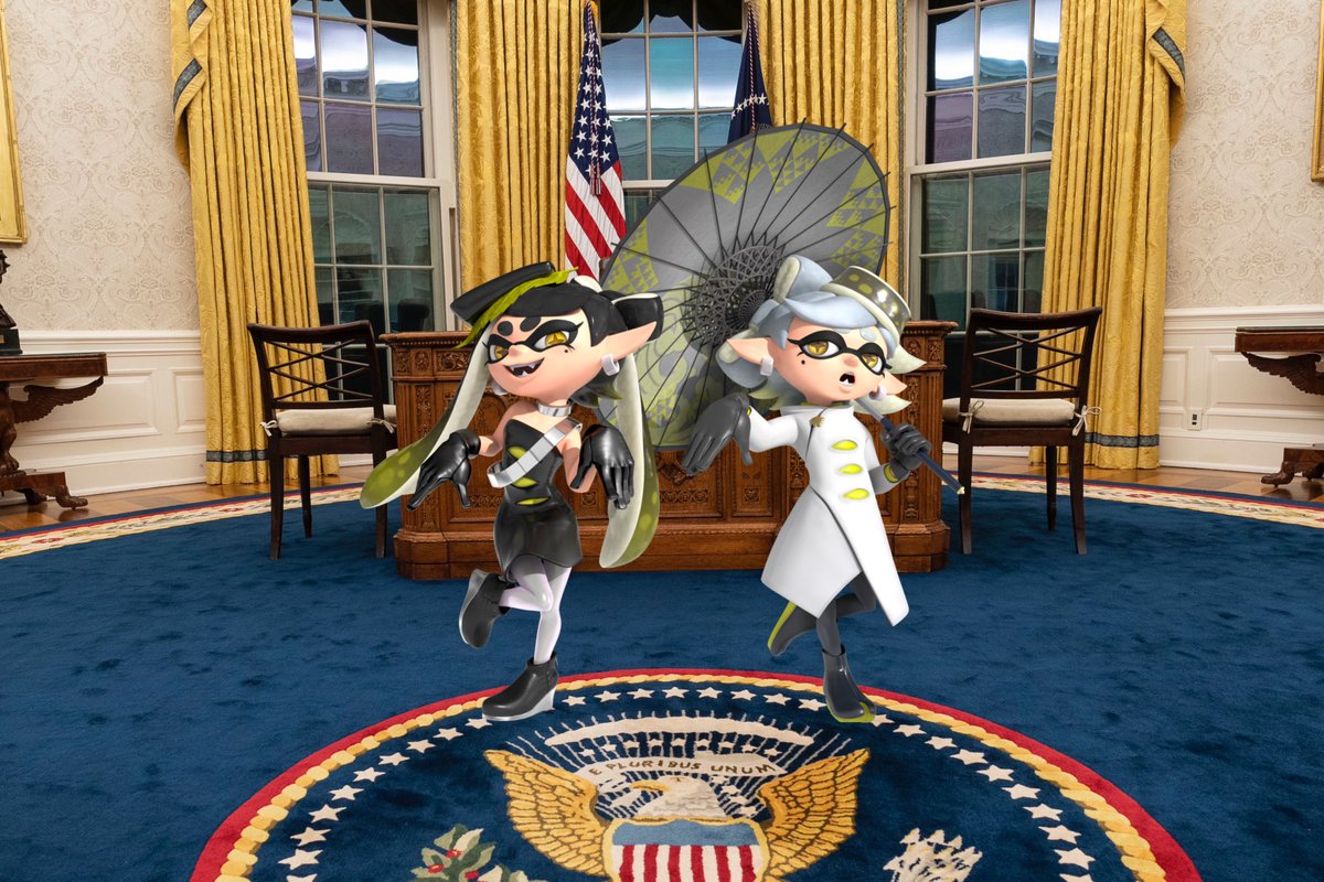 CONGRATULATIONS!
AFTER A LONG HARD FOUGHT VOTE, THE SQUID SISTERS ARE YOUR NEW PRESIDENTS🥳
President: Marie
Vice President: Callie
