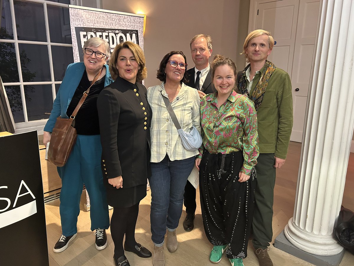 RosieKayK2CO's tweet photo. Very proud to launch @Freedom_in_Arts first major piece of research tonight at the @theRSAorg 

Fantastic hosting by @vivienneparry with a talk by @KateMaltby then speeches by @JoPhoenix1 @toadmeister and myself ☺️

We all care deeply about freedom of expression in the arts. 

A hugely important moment in the arts. More than a diagnosis it’s a call to action.