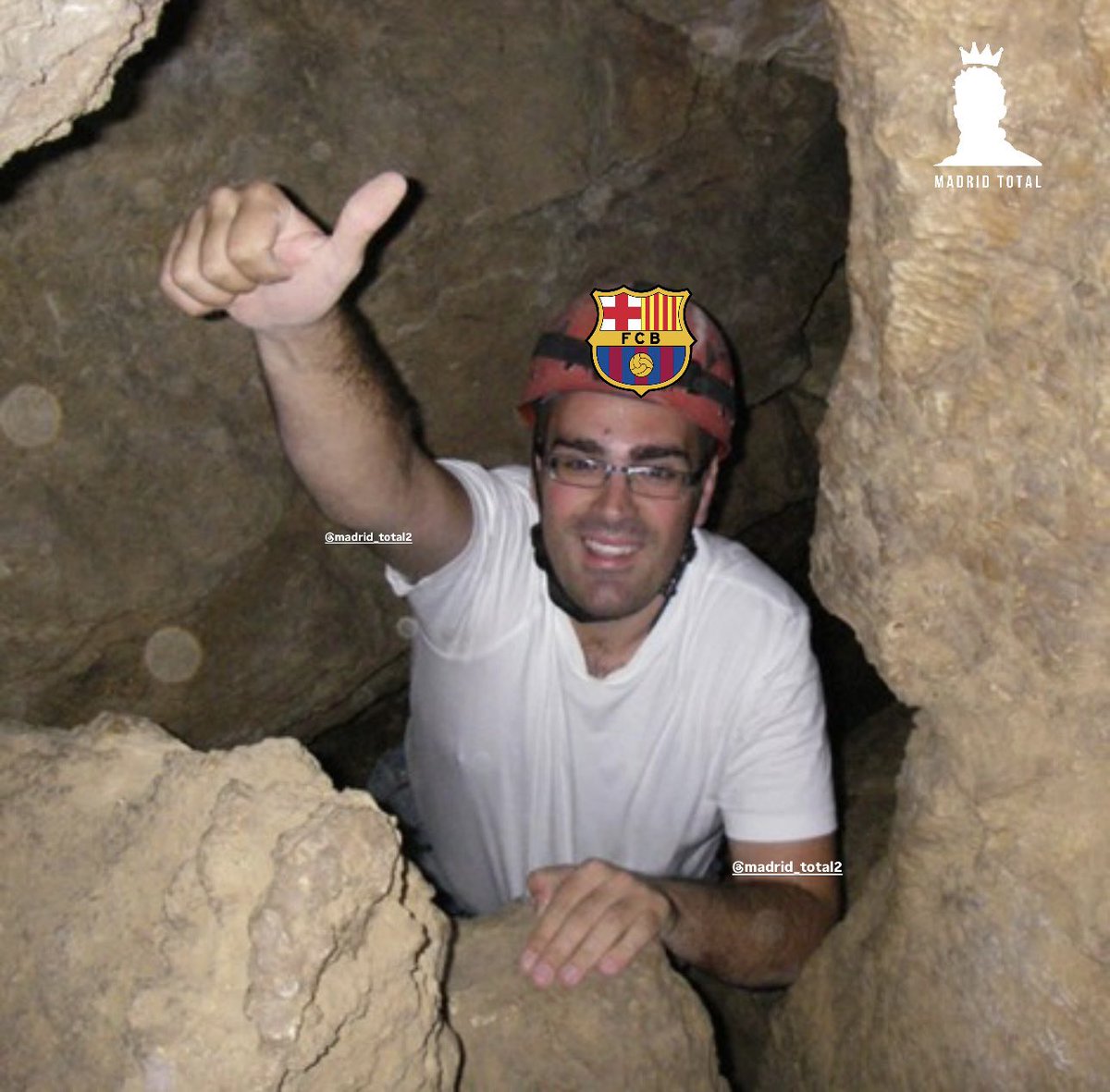 A la cueva los aficionados del Barcelona y ya van 11 años consecutivos sin tocar una Champions League.

Ánimo!
