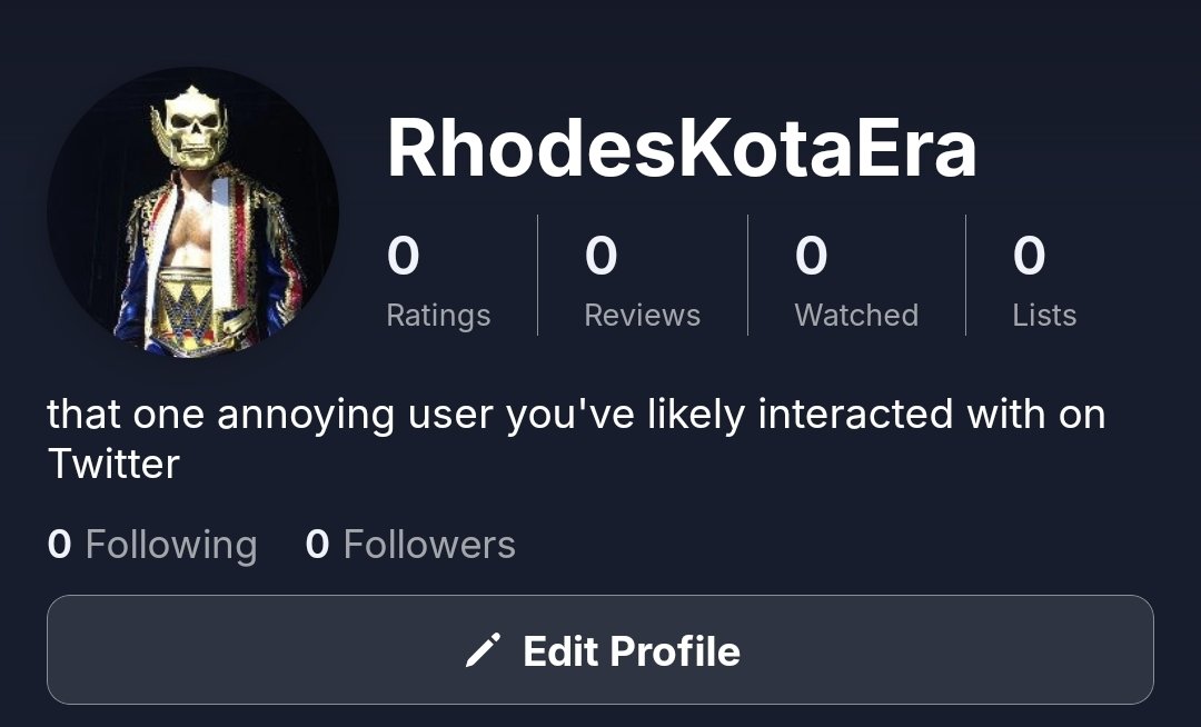 I made a dropkickd as people seem to be talking about it quite a bit (including Drew Mcintyre)

If you want to follow me, it's the exact same as my username here 🫡