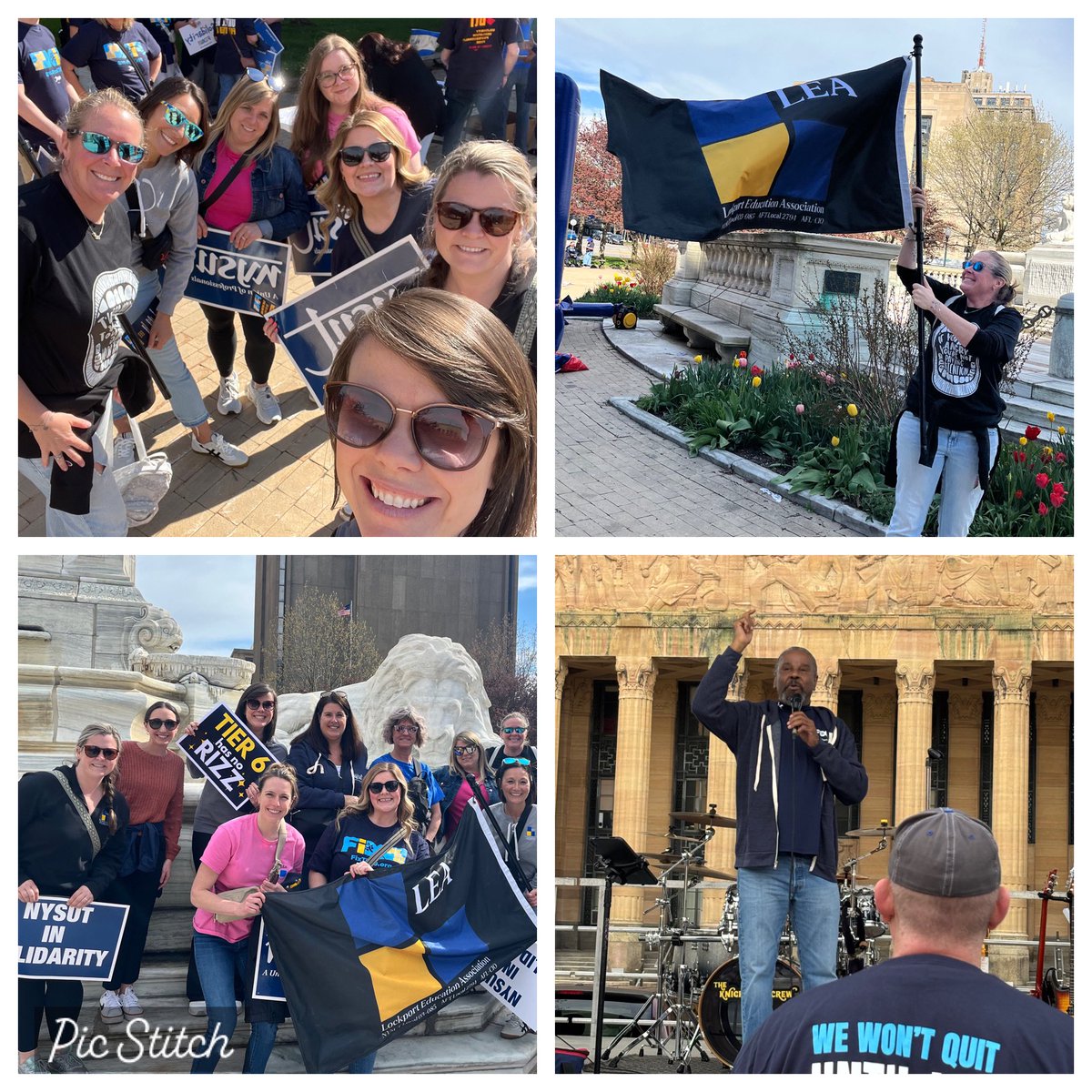 WE WON’T QUIT….UNTIL WE FIX TIER 6!  ✊🦬 Once again the <a href="/LockportEducat1/">Lockport Education Association</a> joining in on the fight for equity for all <a href="/nysut/">NYSUT</a> members.  Joining with their siblings from <a href="/NYSUTWNY/">NYSUT WNY</a> calling for continued tier reform!  <a href="/MelindaJPerson/">Melinda Person 🍎✌🌈</a> <a href="/NYSUTStreasurer/">Philippe Abraham</a> <a href="/shawnhaley33/">Shawn</a>