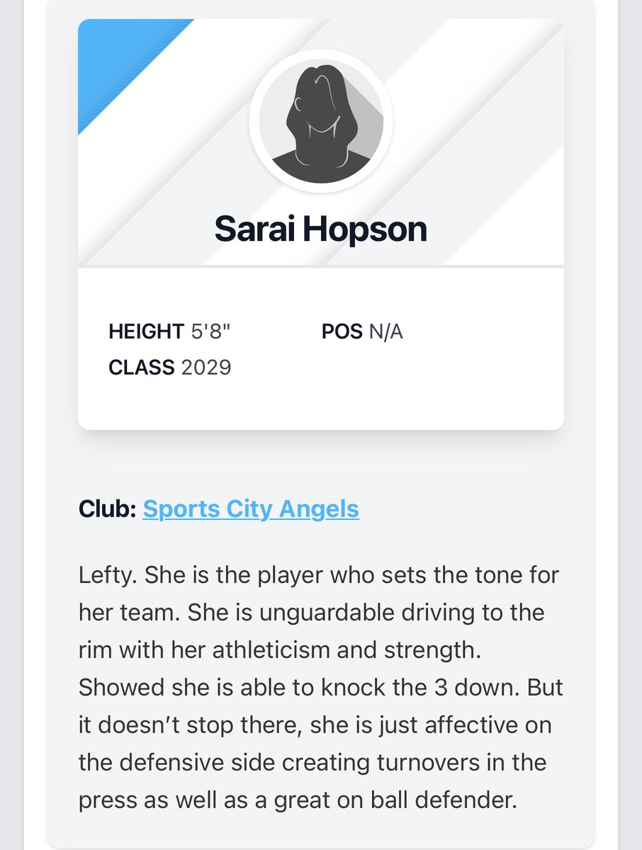 Sarai Hopson (@saraihopson32) on Twitter photo Thank you <a href="/JDabbs86/">Jim Dabbelt</a> and <a href="/PrepGirlsHoops/">Prep Girls Hoops 🏀</a> <a href="/PGH_Ohio/">Prep Girls Hoops Ohio</a> for nominating me All Tournament Team in the 15u Division this past weekend. Sucesss is a team effort and nothing is possible without my teammates. 💙💚 #TrustThePrcoess #ClassOf2029 <a href="/SCA_OH/">Sports City Angels</a> <a href="/GLHSgirlsbball/">GLHS Lady Lions</a> ➡️➡️➡️ Thank you <a href="/JDabbs86/">Jim Dabbelt</a> and <a href="/PrepGirlsHoops/">Prep Girls Hoops 🏀</a> <a href="/PGH_Ohio/">Prep Girls Hoops Ohio</a> for nominating me All Tournament Team in the 15u Division this past weekend. Sucesss is a team effort and nothing is possible without my teammates. 💙💚 #TrustThePrcoess #ClassOf2029 <a href="/SCA_OH/">Sports City Angels</a> <a href="/GLHSgirlsbball/">GLHS Lady Lions</a> ➡️➡️➡️