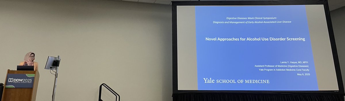 Yale Digestive Diseases (@yaledigestive) on Twitter photo Congratulations <a href="/lykhaque/">Lamia Haque</a> for an outstanding discussion on alcohol use screening in liver disease and special kudos to <a href="/TejasavSehrawat/">Tejasav Sehrawat, MD</a> <a href="/YaleIMed/">Yale Internal Medicine</a> resident and soon to be fellow for double duty moderating & lecturing! 👏🏼🎉🥂🍻#DDW2025 Congratulations <a href="/lykhaque/">Lamia Haque</a> for an outstanding discussion on alcohol use screening in liver disease and special kudos to <a href="/TejasavSehrawat/">Tejasav Sehrawat, MD</a> <a href="/YaleIMed/">Yale Internal Medicine</a> resident and soon to be fellow for double duty moderating & lecturing! 👏🏼🎉🥂🍻#DDW2025