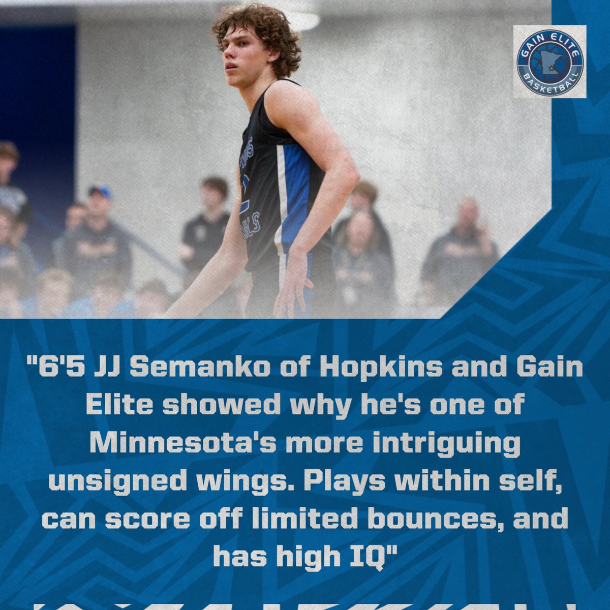 Gain Elite Minnesota (@gainelitemn) on Twitter photo 6’5 2025 guard <a href="/jjsemanko_/">JJ Semanko</a> is one of the top available 2025 guards in Minnesota. Semanko can play three positions and is coming off a high school season in which he sacrificed stats for wins.
High academic student athlete whose best basketball is still ahead of him!!📈 6’5 2025 guard <a href="/jjsemanko_/">JJ Semanko</a> is one of the top available 2025 guards in Minnesota. Semanko can play three positions and is coming off a high school season in which he sacrificed stats for wins.
High academic student athlete whose best basketball is still ahead of him!!📈