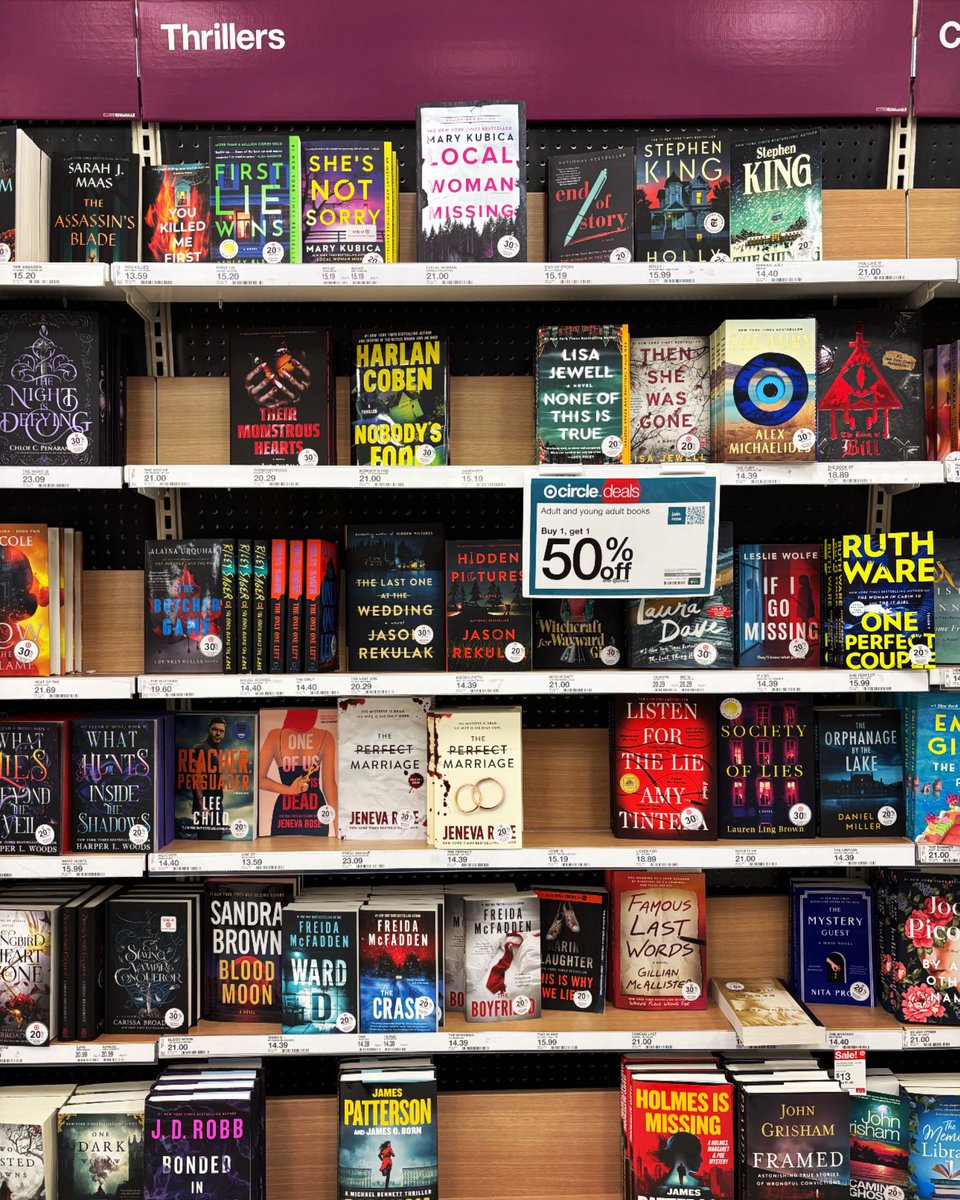 authorkcachera's tweet photo. I love popping into bookstores or walking down the book aisle at the grocery store because it’s inspiring. One day, I hope to see my book on a bookshelf like this one. Keep writing!

#writing #writinginspiration #writingcommunity #writingabook #writinganovel #author #books https://t.co/XZKmClLyra