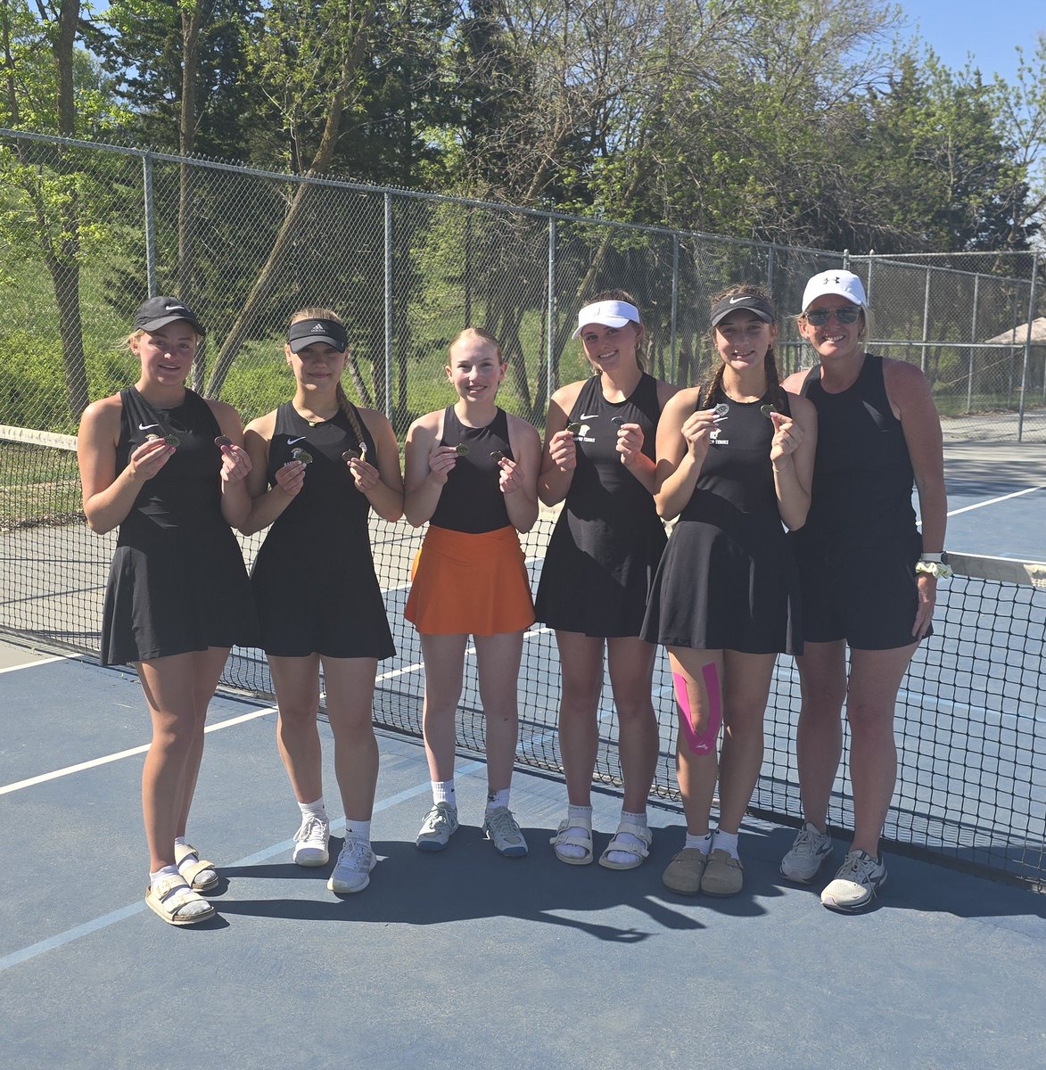 SBL Girls Tennis are this year's 2025 MRAC Champions!