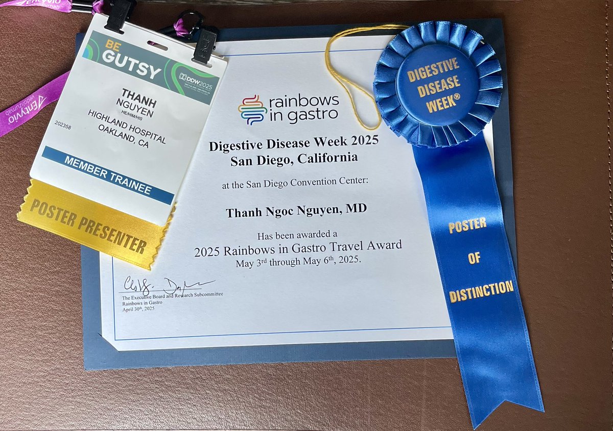 Thanh Nguyen (he/him) (@thanhnmed) on Twitter photo Incredibly grateful to <a href="/AASLDtweets/">AASLD</a> & <a href="/AmerGastroAssn/">American Gastroenterological Association (AGA)</a> for the Poster of Distinction honors! Thank you <a href="/DDWMeeting/">Digestive Disease Week</a> for creating a welcoming space for trainees & <a href="/RainbowinGastro/">Rainbows in Gastro</a> for championing LGBTQ+ health equity in GI & hepatology. Thank you <a href="/HowardTLeeMD/">Howard T. Lee MD FAST</a> for his 🌟 mentorship! Incredibly grateful to <a href="/AASLDtweets/">AASLD</a> & <a href="/AmerGastroAssn/">American Gastroenterological Association (AGA)</a> for the Poster of Distinction honors! Thank you <a href="/DDWMeeting/">Digestive Disease Week</a> for creating a welcoming space for trainees & <a href="/RainbowinGastro/">Rainbows in Gastro</a> for championing LGBTQ+ health equity in GI & hepatology. Thank you <a href="/HowardTLeeMD/">Howard T. Lee MD FAST</a> for his 🌟 mentorship!