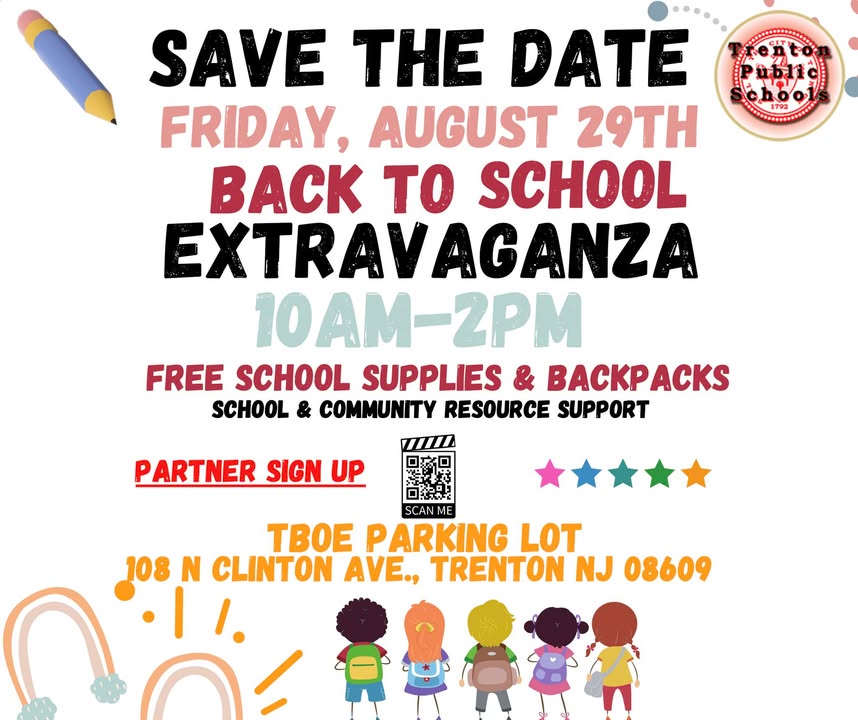 TPS is excited to invite families to our 10th Annual Back to School Extravaganza — a day full of resources, giveaways, and community connection → bit.ly/3Epk0t4

🗓️ Date: Friday, Aug. 29, 2025
🕙 Time: 10 a.m. – 2 p.m.
📍 Location:  108 N. Clinton Ave.