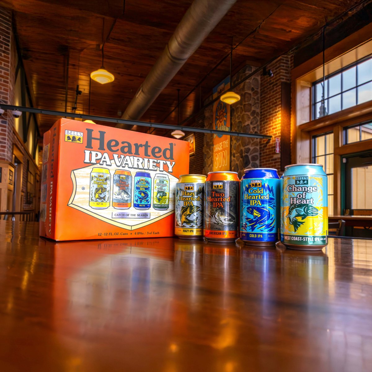 Summer might be 🔥, but we're keeping our latest Variety Pack 🆒 

Enjoy Two Hearted IPA, Hazy Hearted IPA, our rotating Change of Heart: West-Coast Style IPA, and due to popular demand 🥁... Cold Hearted IPA!🤘🥶 Yea, this one’s crushable. 

Find it now: brnw.ch/21wSsq3