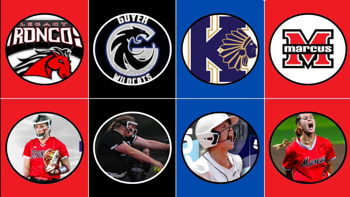Brian Gosset (@gosset41) on Twitter photo CLASS 6A DIVISION 2
REGION 1
Mansfield Legacy (28-6)
Denton Guyer (28-3)
Keller (27-7-1)
FM Marcus (25-8)
Is there a tougher UIL region
in the state remaining?
<a href="/LHSBroncoSB/">Mansfield Legacy Softball</a> | <a href="/GuyerSoftball/">Guyer Softball</a>
<a href="/Keller_Softball/">Keller HS Softball</a> | <a href="/marcus_softball/">Marcus HS Softball</a> CLASS 6A DIVISION 2
REGION 1
Mansfield Legacy (28-6)
Denton Guyer (28-3)
Keller (27-7-1)
FM Marcus (25-8)
Is there a tougher UIL region
in the state remaining?
<a href="/LHSBroncoSB/">Mansfield Legacy Softball</a> | <a href="/GuyerSoftball/">Guyer Softball</a>
<a href="/Keller_Softball/">Keller HS Softball</a> | <a href="/marcus_softball/">Marcus HS Softball</a>