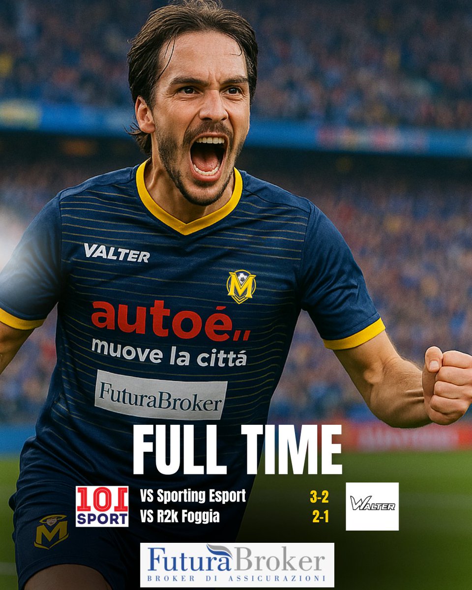 ASD Mates (@asdmates) on Twitter photo 💙FULL TIME💛
<a href="/VPGItaly/">VPG Italy 🇮🇹</a> vs <a href="/SportingEsports/">SportingEsports</a>
✅️3-2
⚽️ <a href="/MisterSbidel/">Sbidello</a>
⚽️ <a href="/IcemanVENOM87/">2️⃣2️⃣Luca Caruso</a>
⚽️ <a href="/ErDandi_997/">Andrea Loffredi</a>
👟 <a href="/emy___1991/">Emilio Abbadessa</a>
👟 Strand
<a href="/eLUDO_official/">eLUDO</a> vs <a href="/R2kFoggia_/">R2k Foggia</a>
✅️2-1
⚽️⚽️ <a href="/MisterSbidel/">Sbidello</a>
👟👟 <a href="/CFear90/">Francesco Lo Fria TomBrady9087</a> 💙FULL TIME💛
<a href="/VPGItaly/">VPG Italy 🇮🇹</a> vs <a href="/SportingEsports/">SportingEsports</a>
✅️3-2
⚽️ <a href="/MisterSbidel/">Sbidello</a>
⚽️ <a href="/IcemanVENOM87/">2️⃣2️⃣Luca Caruso</a>
⚽️ <a href="/ErDandi_997/">Andrea Loffredi</a>
👟 <a href="/emy___1991/">Emilio Abbadessa</a>
👟 Strand
<a href="/eLUDO_official/">eLUDO</a> vs <a href="/R2kFoggia_/">R2k Foggia</a>
✅️2-1
⚽️⚽️ <a href="/MisterSbidel/">Sbidello</a>
👟👟 <a href="/CFear90/">Francesco Lo Fria TomBrady9087</a>