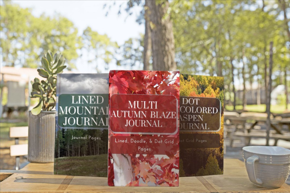 SHINEYourBook's tweet photo. Awesome beautiful #Journal! #MeaningfulJournals Multi has lined journal, blank #doodle, and #dotgrid pages. #Photography on covers. Enjoy your journal. More coming soon. https://t.co/5a2CsW6L0c #Notebook #composition #BookTwitter #BookBoost #writerslift https://t.co/0Sfw0dOEEd