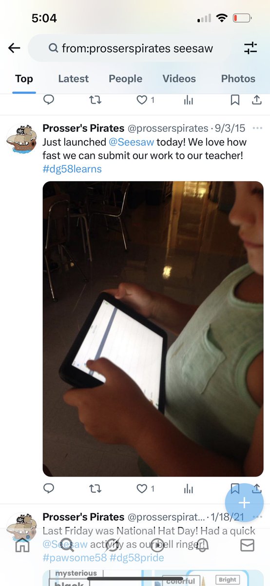 Got this email today from <a href="/Seesaw/">Seesaw</a> and what are the odds I wore my “vintage” zip-up today?! Can’t believe it’s been a decade and #seesaw is still my #1 recommendation for teachers! Found some of first posts about using Seesaw❤️ #dg58pride