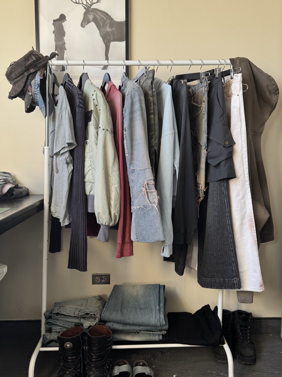 unreleased sample rack looking pretty