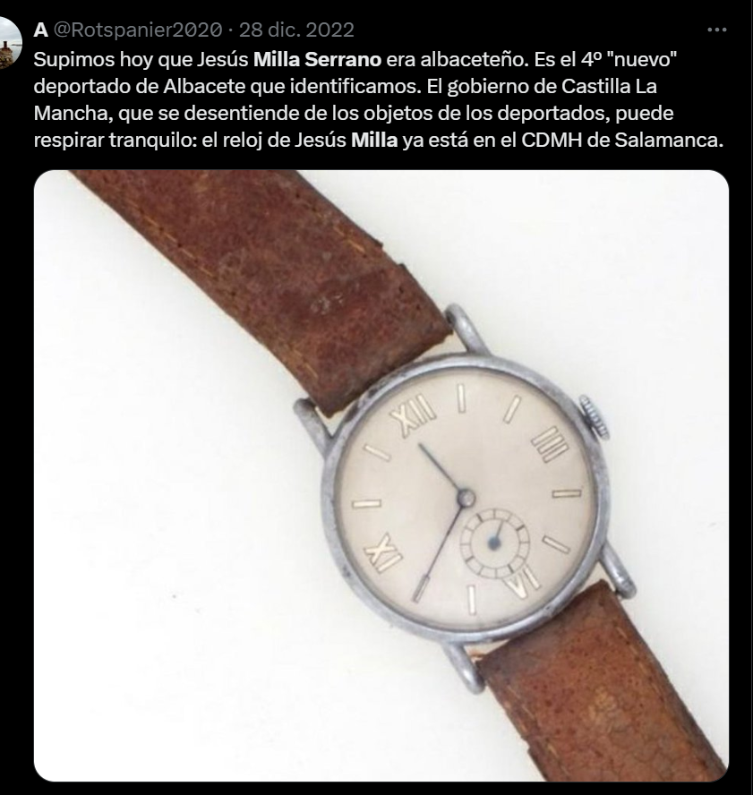 A (@rotspanier2020) on Twitter photo Veo la fantástica base de datos de Castilla La Mancha que <a href="/amauthausen/">Amical de Mauthausen</a> acaba de sacar. Y veo que #stollenmemory no ha tenido la suficiente difusión. Veo la fantástica base de datos de Castilla La Mancha que <a href="/amauthausen/">Amical de Mauthausen</a> acaba de sacar. Y veo que #stollenmemory no ha tenido la suficiente difusión.