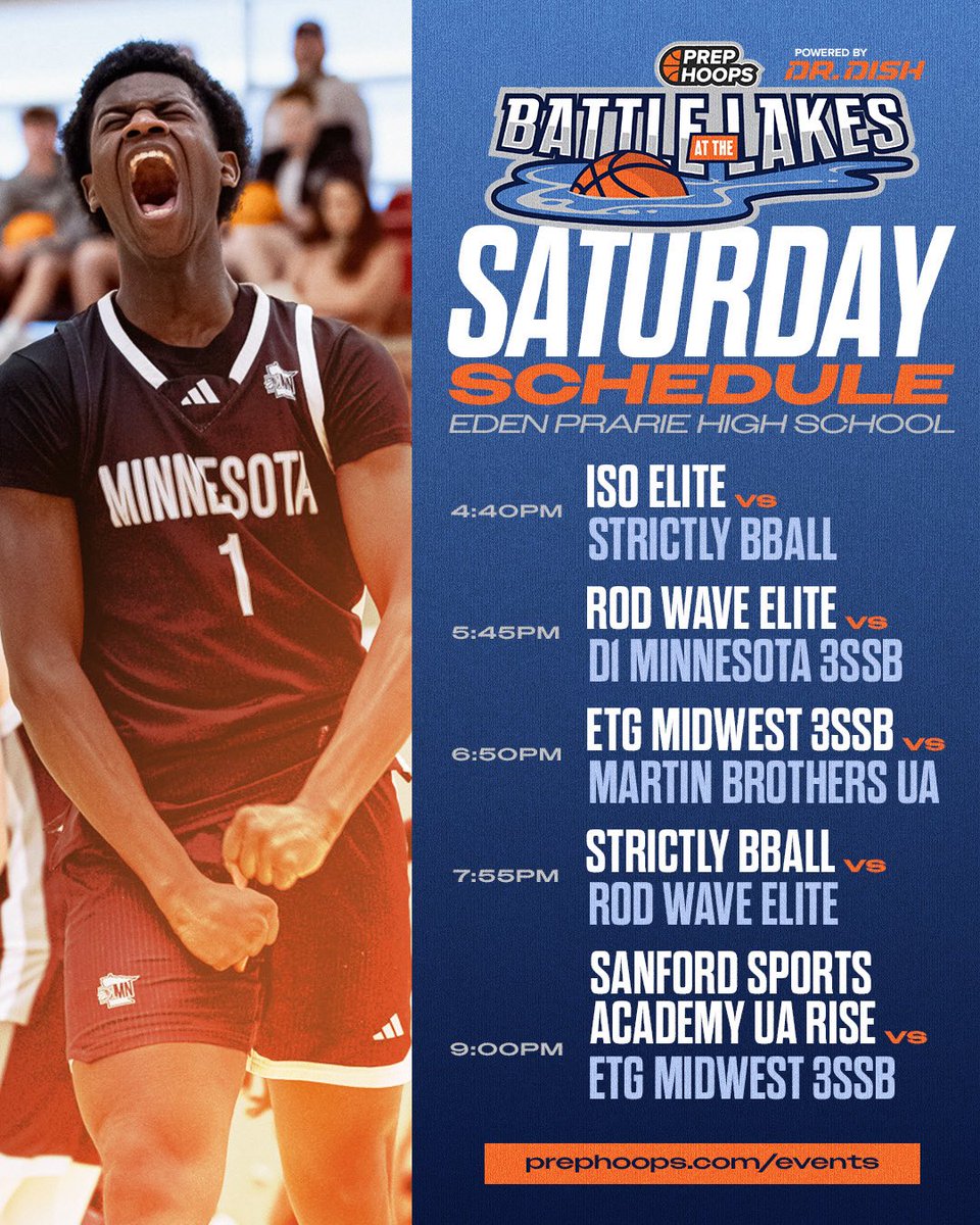 🚨 Get Ready To Battle 🚨 

The Battle At The Lakes powered by Dr Dish schedule is officially set and it’s loaded 🔥 #PHBATL

🎟️ Tickets: events.prephoops.com/purchase-ticke…

🗓️ Schedule: events.prephoops.com/e/1373/registe…