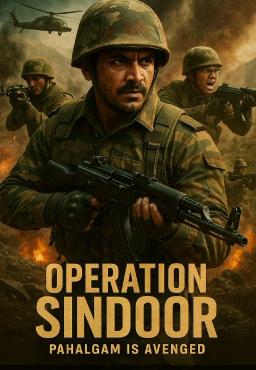 "Operation Sindoor"  It's Done.

Thanks ❤️ Indian Army 😎 🪖 

Jai Hind 🇮🇳

#OperationSindoor