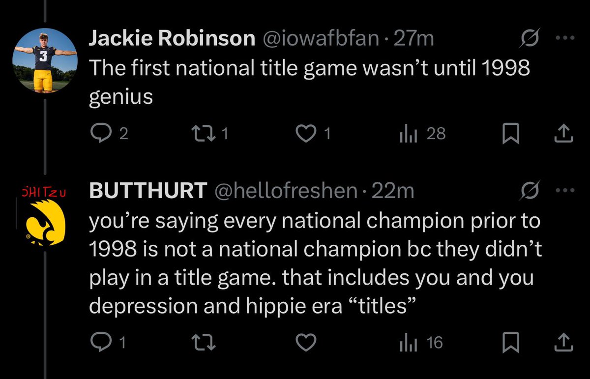 iowafbfan's tweet image. It always impresses me Nebraska fans ability to make shit up😂😂