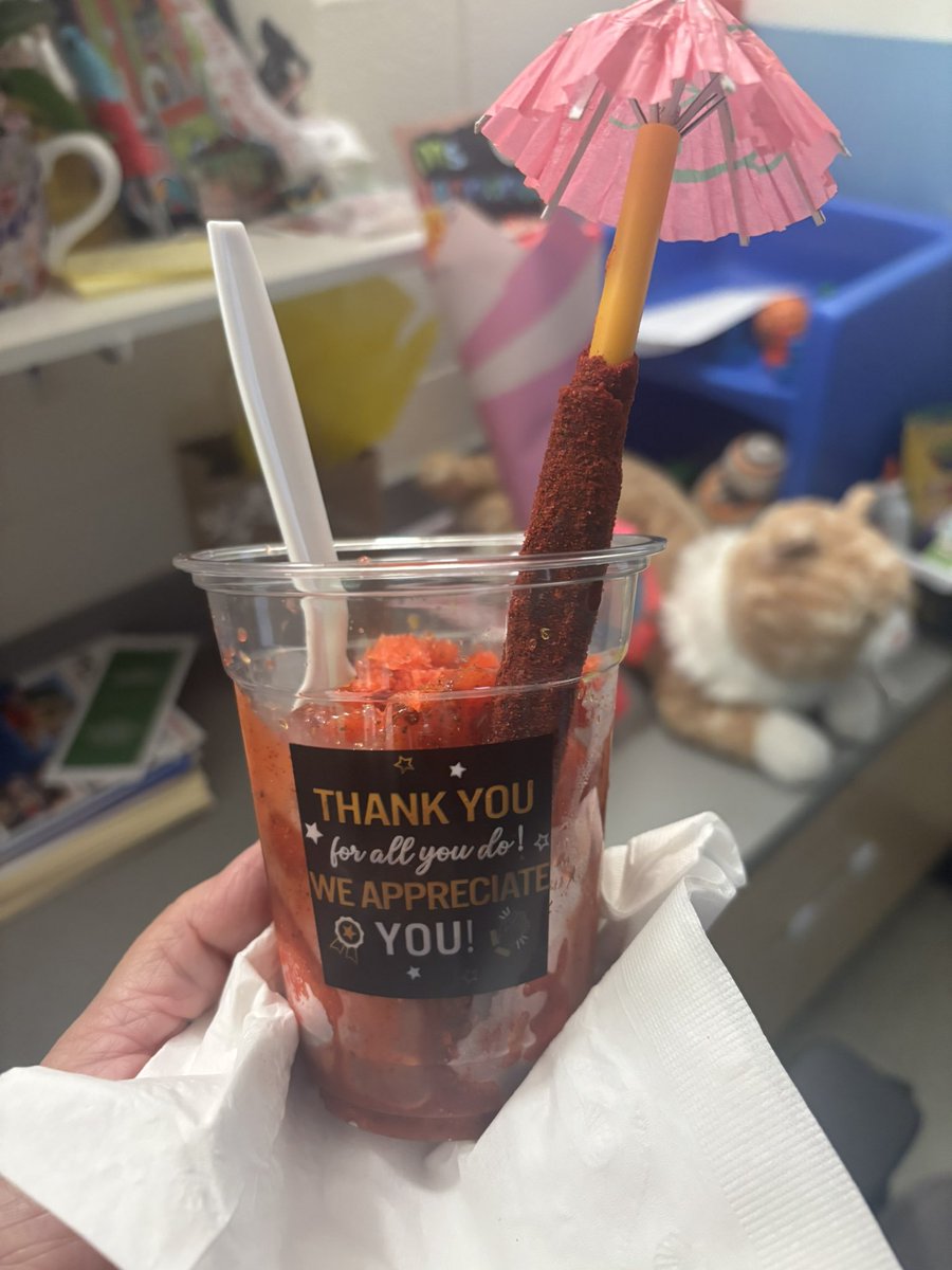 Taco Palenque lunch curtesy of our PBIS team! And the mangonada patrol delivering a delicious treat! <a href="/JOSECARDENASECC/">Jose Cardenas ECC</a> <a href="/EISDofSA/">Edgewood ISD</a>
