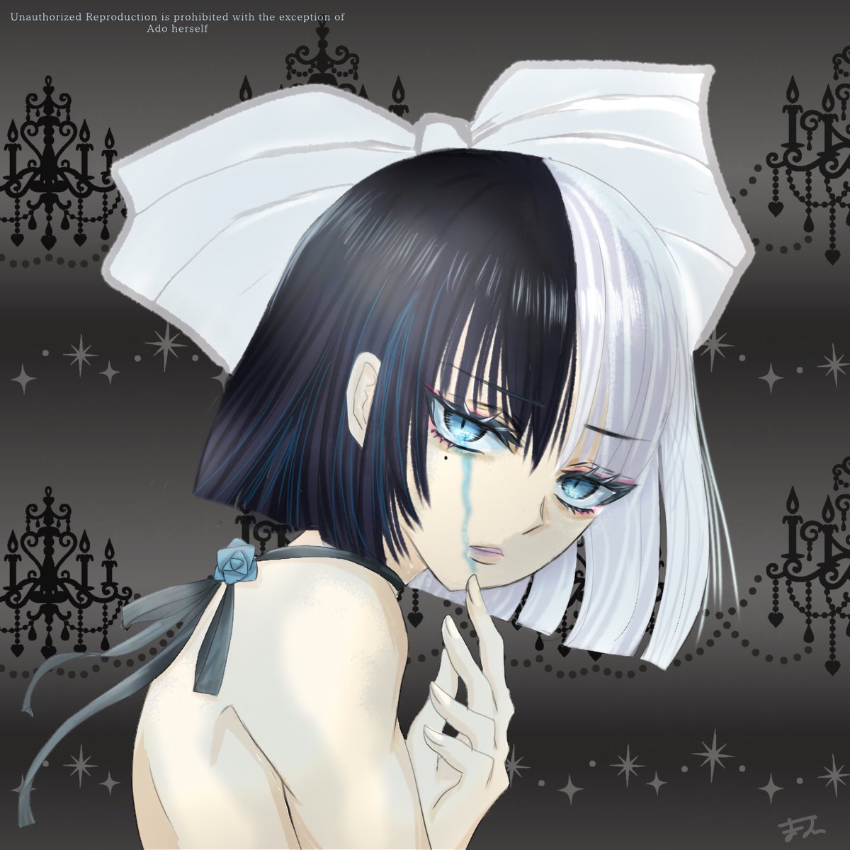sakuramahmii's tweet photo. Chandelier 生で聴けた人、いいなあ。#Adoart
#chandeliar #fanart https://t.co/18dVSIQHKP