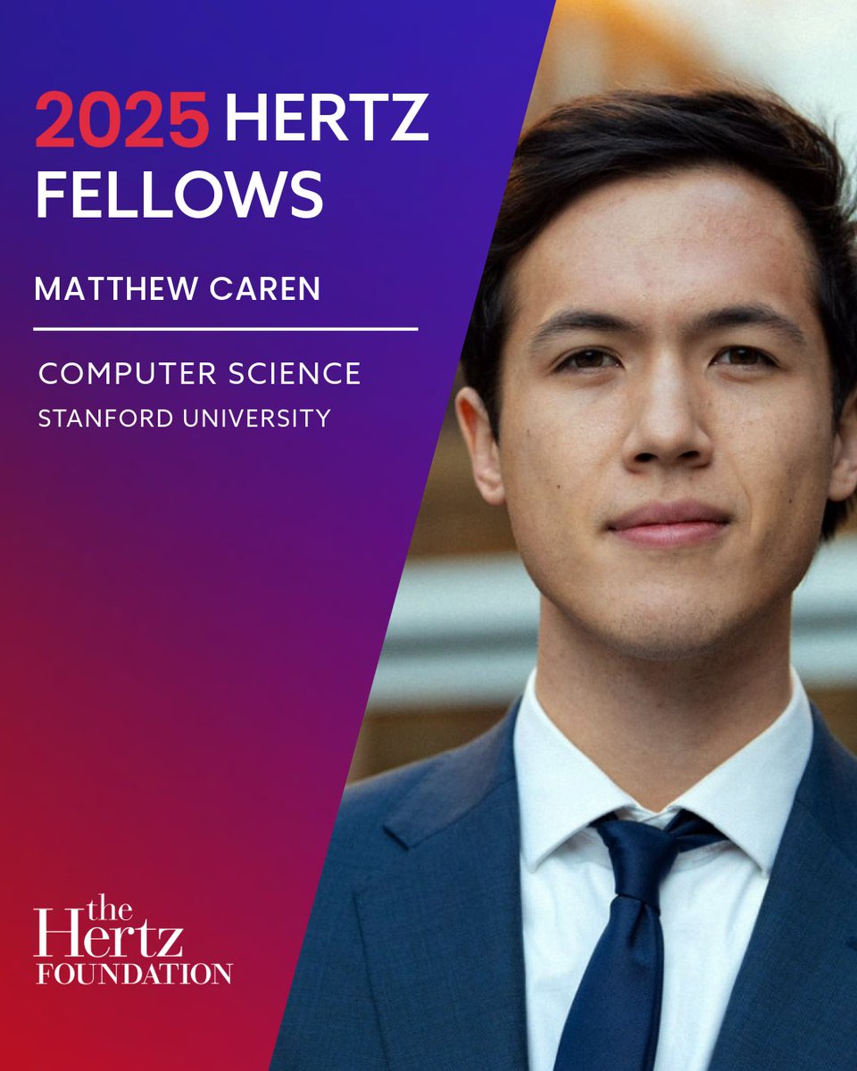 HertzFoundation's tweet image. 🎶💻 Meet 2025 #HertzFellow Matthew Caren!
Matthew’s work spans generative AI, sound, and human expression. At @MIT, he built interpretable machine listening systems—and now, he’s headed to @Stanford for his PhD in #ComputerScience.🔗 bit.ly/4jRJO0v
#AI #MusicTech