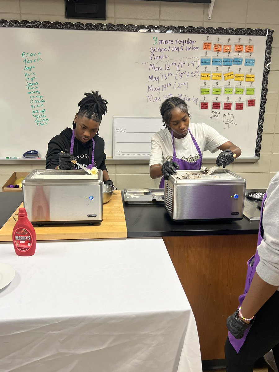 LaKeya Colston (@lcolston1) on Twitter photo As the school year starts to come to an end, my classes are still working hard and showing interest in new things. They did a great job testing out our new rolled ice cream maker. We’re fancy now 😉💜💛 <a href="/pghs_spartans/">Pleasant Grove High</a> <a href="/JEFCOCareerTech/">JEFCOED Career Tech</a> As the school year starts to come to an end, my classes are still working hard and showing interest in new things. They did a great job testing out our new rolled ice cream maker. We’re fancy now 😉💜💛 <a href="/pghs_spartans/">Pleasant Grove High</a> <a href="/JEFCOCareerTech/">JEFCOED Career Tech</a>