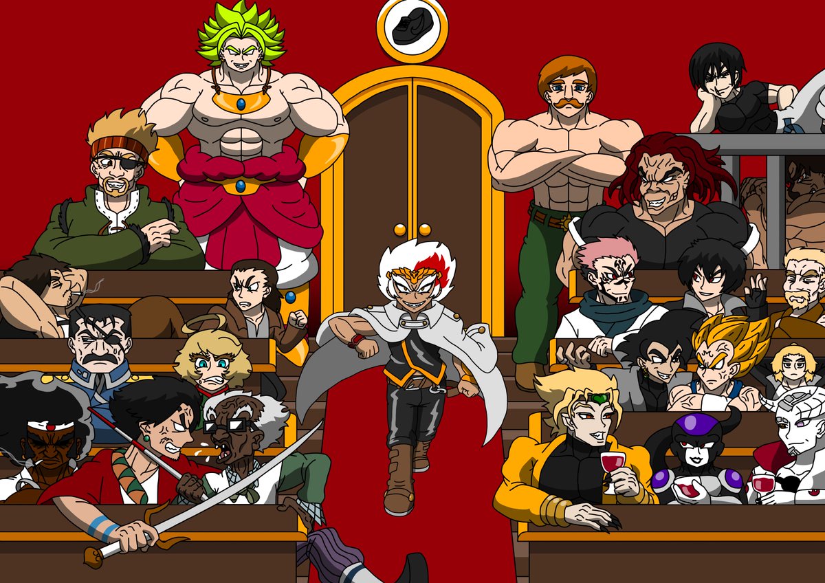 Here's couple of fanart i drew for <a href="/CjDaChamp/">CjDaChamp</a> and his Council of Black Air Force Activity. I'm always exited to see his latest videos and to see the most craziest moments in animation.
#CjDaChamp #fanart