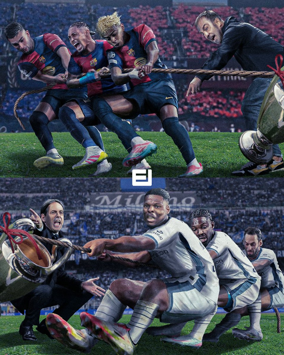 ENTERMTFB's tweet photo. 🎨 toe to toe match, 😕but @Inter grabs the spot against @FCBarcelona 

✍️Photoshop
🚫No AI
🔻290+ layers

Detailed view ⬇️

#SMsports #BarcavsInter
#football #sportsdesign #photoshop https://t.co/6yqT9B2mde