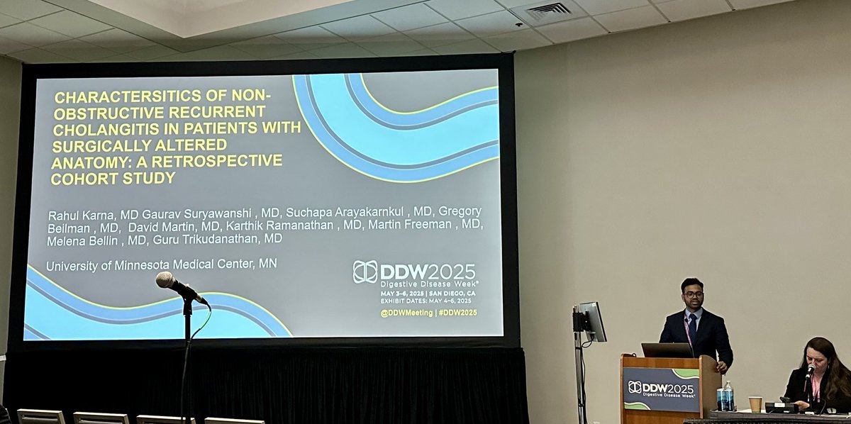 Mohamad I. Itani, MD (@mitanimd) on Twitter photo 🌟 <a href="/RahulKarnaMD/">Rahul Karna, MD</a> teaching the crowd on non-obstructive recurrent #cholangitis in patients with a surgically altered anatomy 🤒 🌡️
#DDW2025 #BeGutsy 🌟 <a href="/RahulKarnaMD/">Rahul Karna, MD</a> teaching the crowd on non-obstructive recurrent #cholangitis in patients with a surgically altered anatomy 🤒 🌡️
#DDW2025 #BeGutsy
