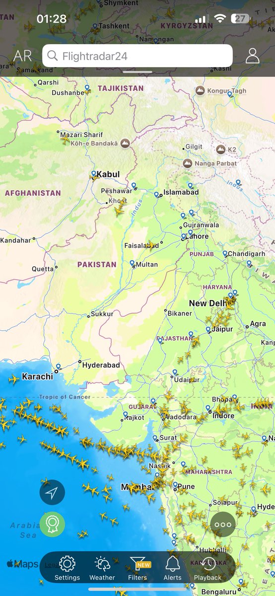 Not only Pakistan, but the airspace near Pakistan and India has also been closed until further notice. Upcoming flights to Pakistan have been diverted, with some making emergency landings in Dubai or nearby countries due to the escalating conflict between Pakistan and India