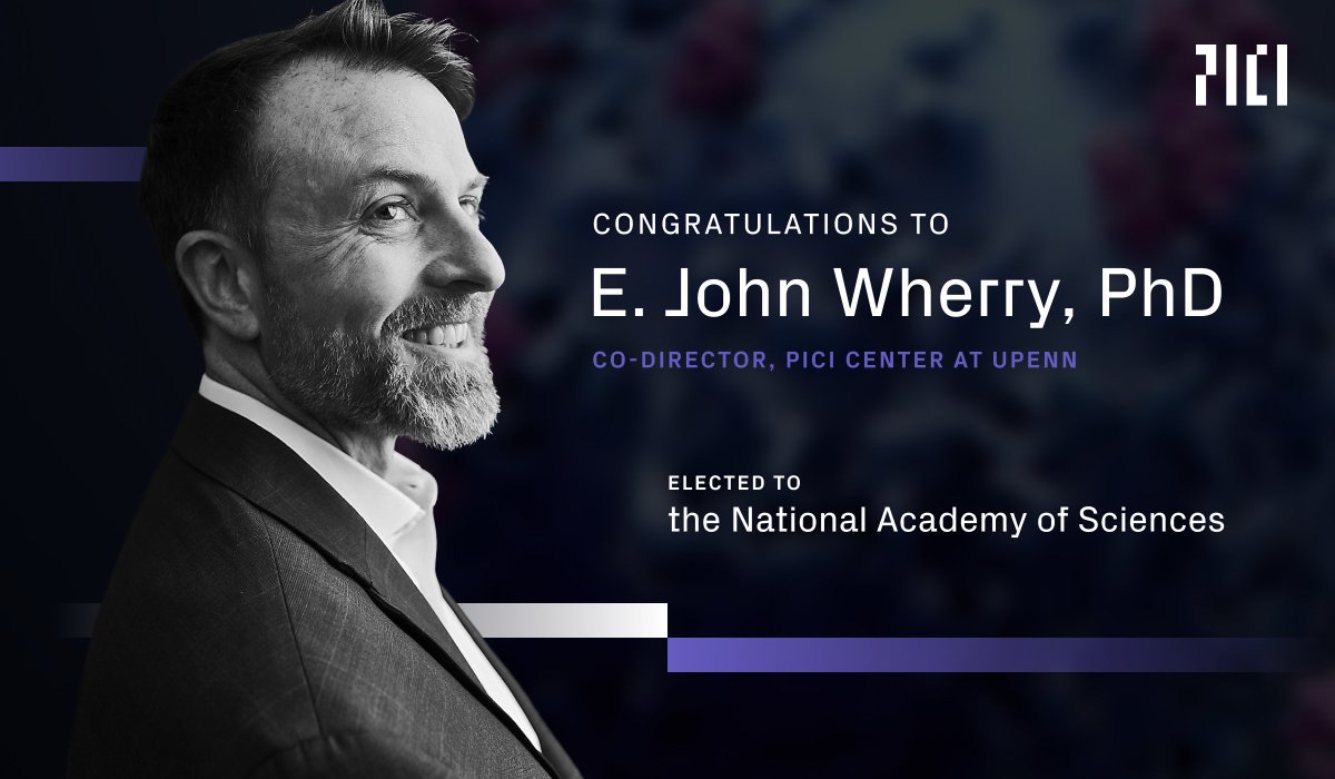 Parker Institute for Cancer Immunotherapy (@parkerici) on Twitter photo Congrats to <a href="/EJohnWherry/">E. John Wherry</a>, PhD, Co-Director of the PICI Center at <a href="/PennMedicine/">Penn Medicine</a>, on his election to the <a href="/theNASciences/">National Academy of Sciences</a>—one of the highest honors in American science! His discoveries in T cell exhaustion and checkpoint pathways have transformed cancer immunotherapy and continue to Congrats to <a href="/EJohnWherry/">E. John Wherry</a>, PhD, Co-Director of the PICI Center at <a href="/PennMedicine/">Penn Medicine</a>, on his election to the <a href="/theNASciences/">National Academy of Sciences</a>—one of the highest honors in American science! His discoveries in T cell exhaustion and checkpoint pathways have transformed cancer immunotherapy and continue to