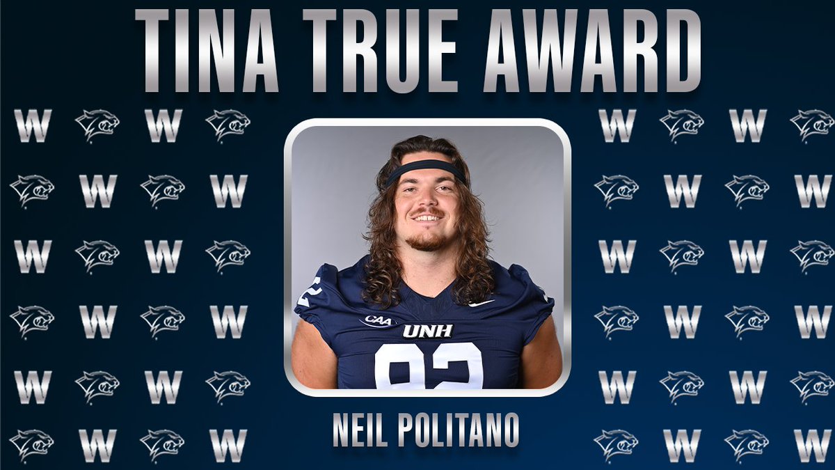 UNH Wildcats (@unhwildcats) on Twitter photo Neil Politano takes home the Tina True Strength and Conditioning Award!
#WESPYS25 | <a href="/UNH_Football/">New Hampshire Football</a> Neil Politano takes home the Tina True Strength and Conditioning Award!
#WESPYS25 | <a href="/UNH_Football/">New Hampshire Football</a>