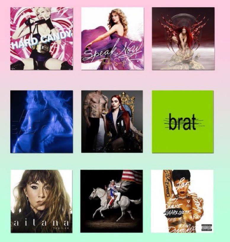 💿 ESTOS SON LOS DISCOS, solo veo: 

✨ T A L E N TO ✨

 #BigRaceGala5