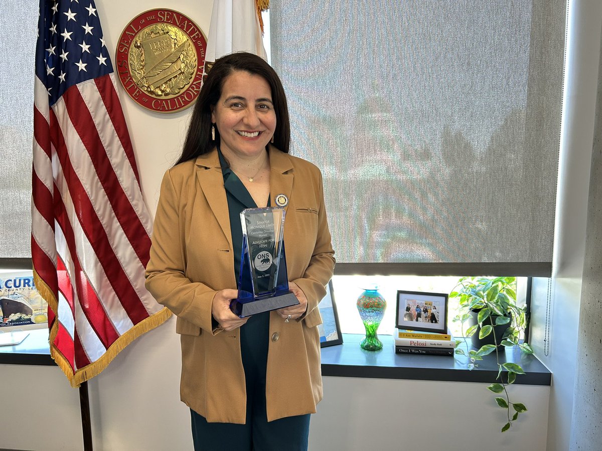 I am honored to receive the Advocate for Hope Award by the CA Chapters of the Oncology Nursing Society. I am proud of the work I have been able to accomplish to increase access to lifesaving medical care and testing. Thank you for this recognition!