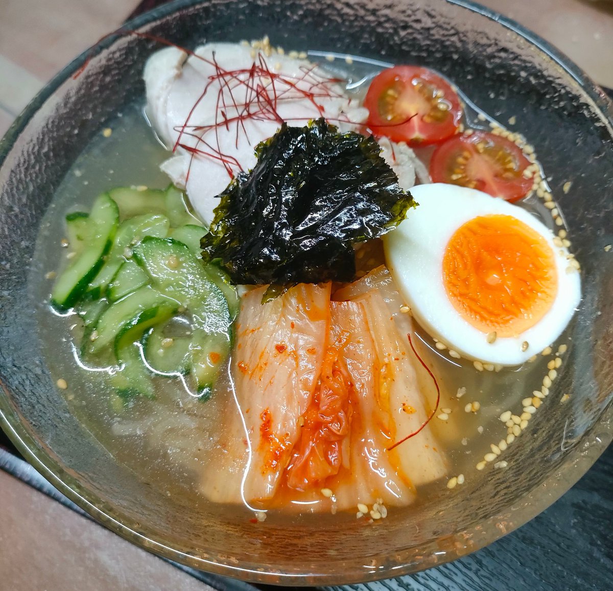 338_lunch's tweet photo. 冷麺はじまりました！
よろしくお願いします！ https://t.co/dZOHo4MXvx