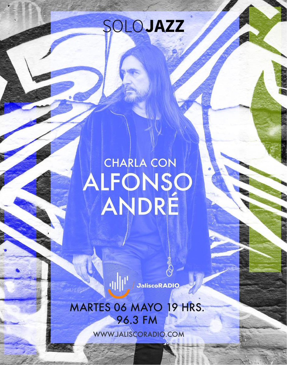 Hoy, martes 6 de mayo, 
a las 7:00 estaré en 
SOLO JAZZ 🎶🎧
📻 jaliscoradio.com
<a href="/JaliscoRadio/">Jalisco Radio</a> 
<a href="/Kynestesia/">Kynestesia</a> <a href="/balsanproyectos/">Balsan Proyectos</a>