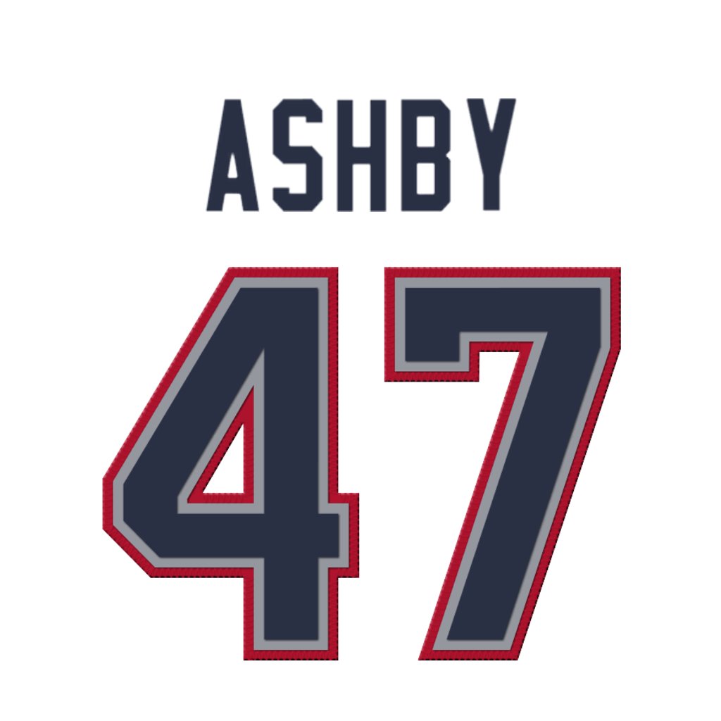 NFL Jersey Numbers (@nfl_jersey_num) on Twitter photo New England Patriots LS Julian Ashby (<a href="/julian13ashby/">Julian Ashby</a>) is wearing number 47. Last assigned to Andrew Parker. #NEPats New England Patriots LS Julian Ashby (<a href="/julian13ashby/">Julian Ashby</a>) is wearing number 47. Last assigned to Andrew Parker. #NEPats