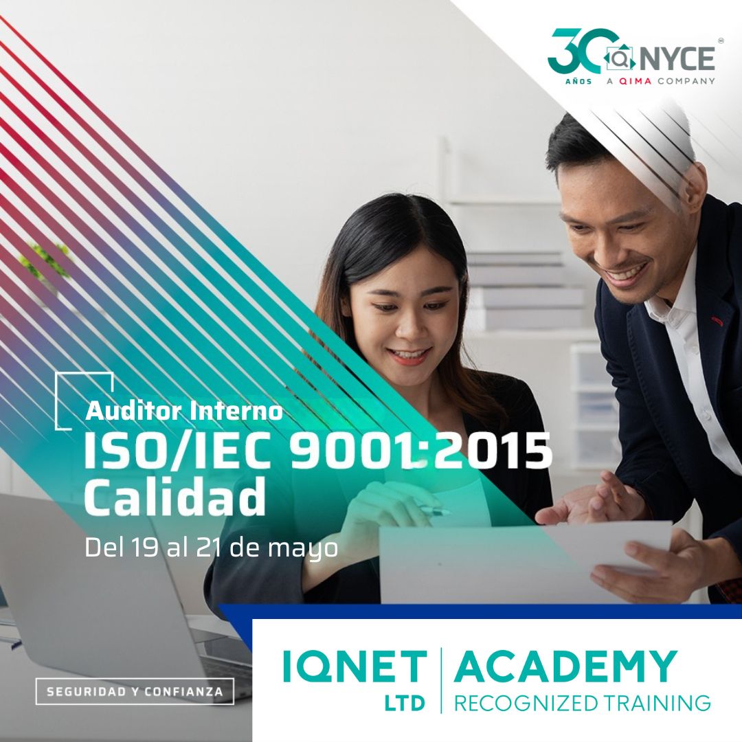 NYCE_MX's tweet image. 📊✨ ¡Curso Auditor Interno ISO 9001:2015! ✨📊

Te capacita para realizar auditorías conforme a las Normas ISO 9001:2015 y 19011:2018.

💡Respaldado por #IQNeT Academy.

🔗 Más información: sige.org.mx/producto/forma…
