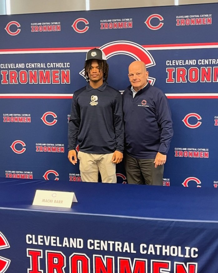 Welcome to the Nest! Machi Barr #JUTF #JUFootball We got a good one