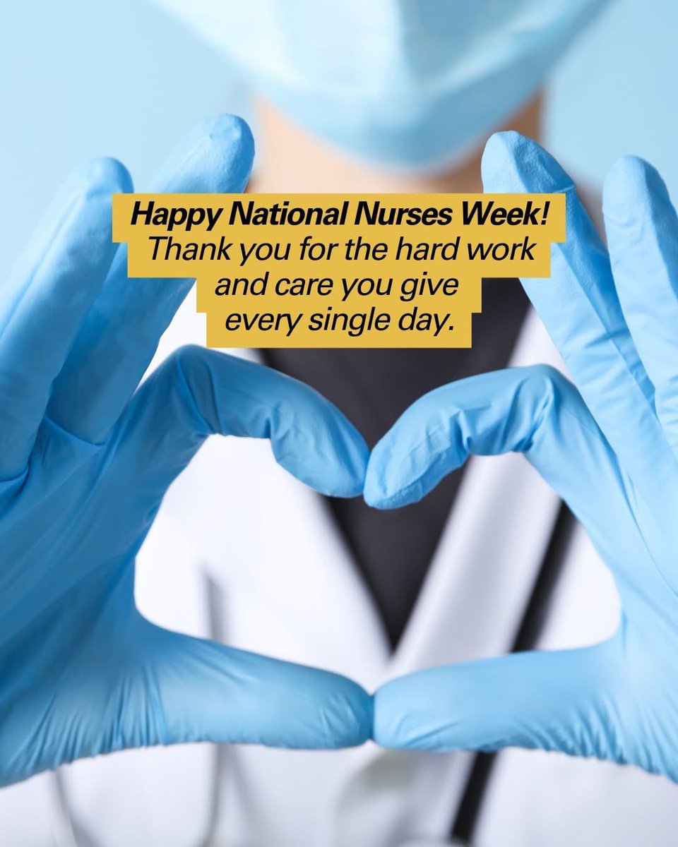 digitalproofmkg's tweet photo. 𝗧𝗵𝗶𝘀 𝗶𝘀 𝗡𝗮𝘁𝗶𝗼𝗻𝗮𝗹 𝗡𝘂𝗿𝘀𝗲𝘀 𝗪𝗲𝗲𝗸!! 
We honor the heartbeat of healthcare 🩺 💙
Thank you, nurses, for your compassion, strength, and tireless dedication to caring for all of us. You make a huge impact every day (no joke - thank you!). #nursesweek #ThankANurse https://t.co/EIDcj3j59L