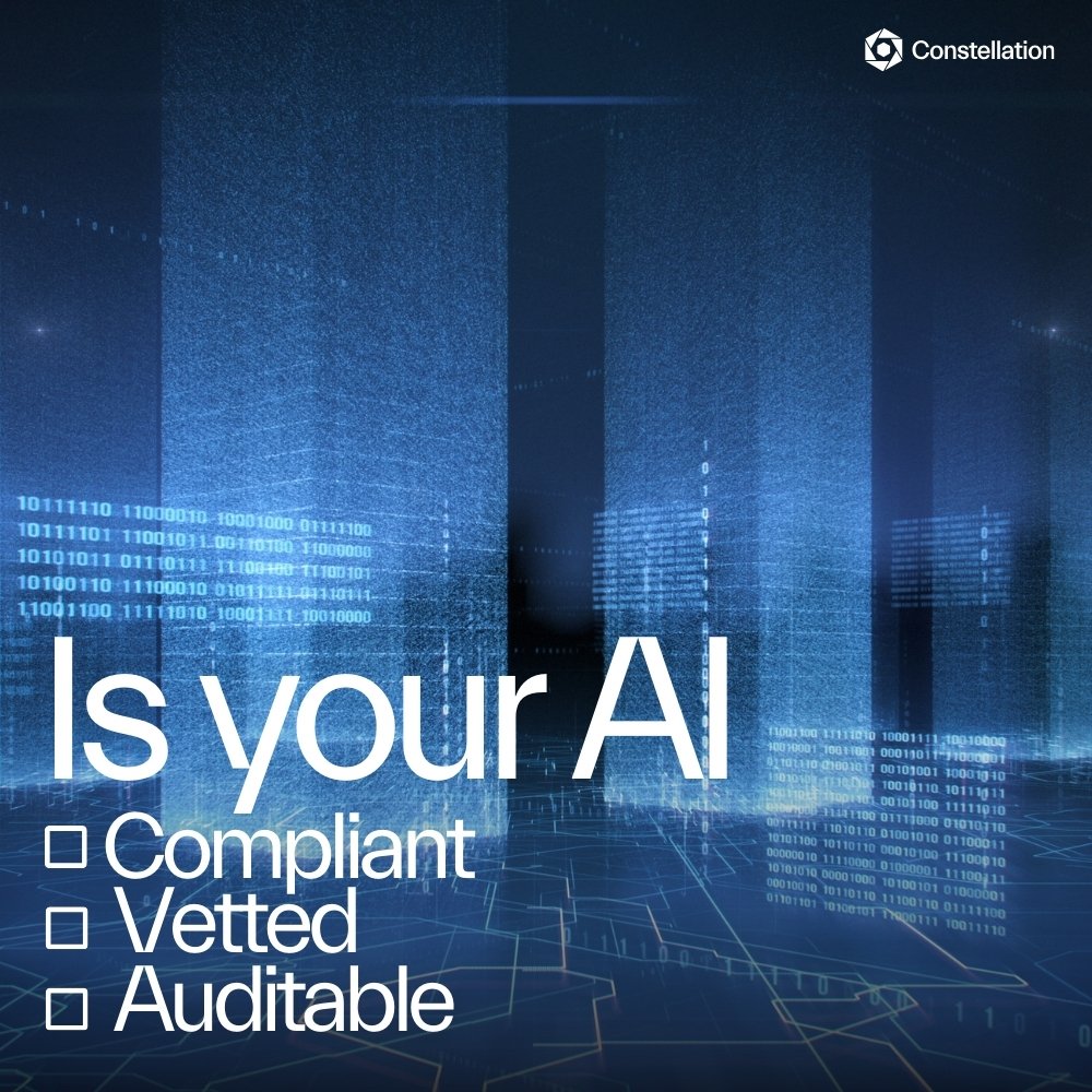 Conste11ation's tweet image. Is your AI compliant? Vetted? Auditable?

If you can’t prove where your training data came from—neither can your regulators.

As laws like the EU AI Act take effect, enterprises will need to demonstrate full provenance and risk management for AI pipelines. 

But with over 80% of…
