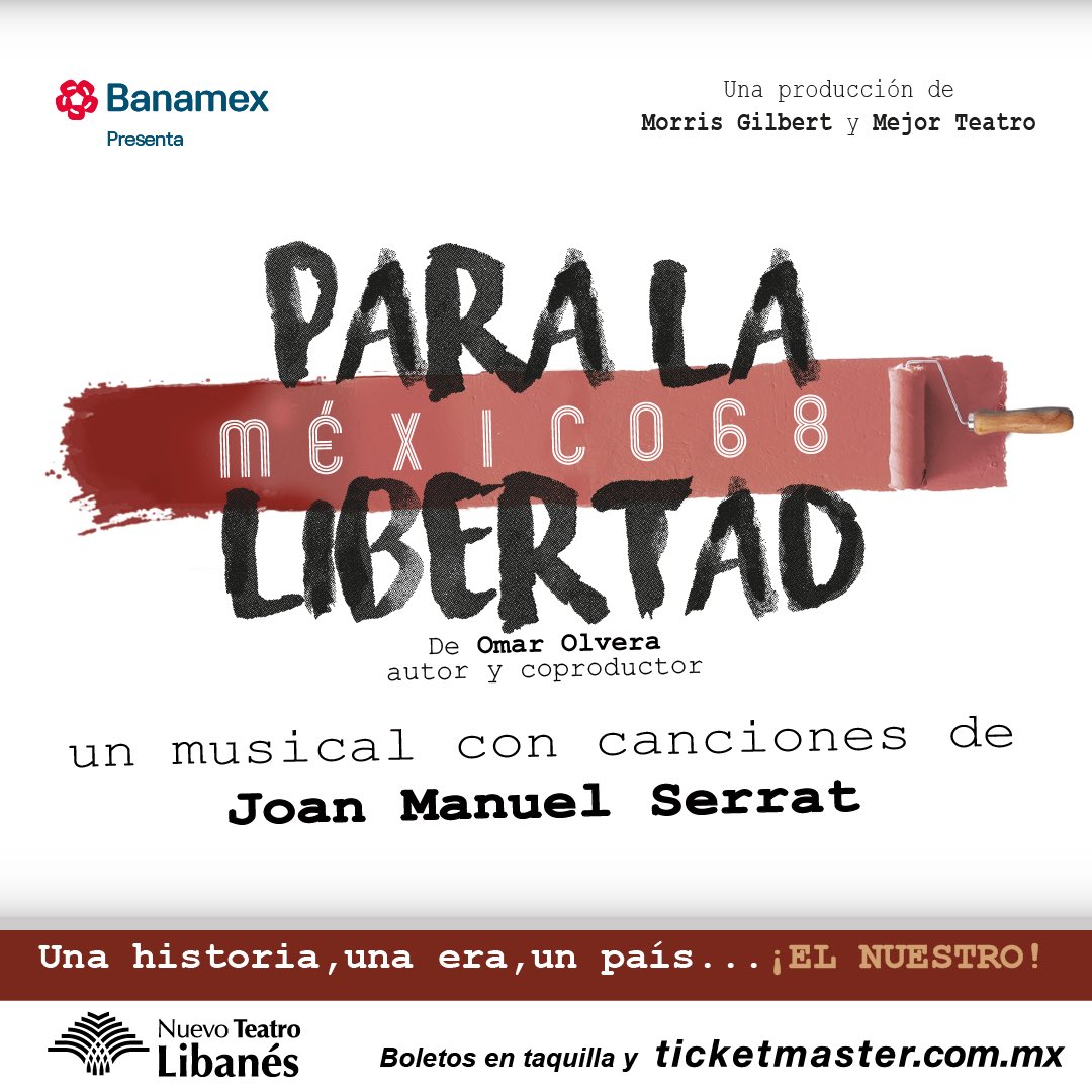 Un nueva producción.
Un elenco poderoso.
Una historia que toca el alma.
Un musical mexicano.

Boletos disponibles ya en taquilla y <a href="/Ticketmaster_Me/">Ticketmaster México</a> 
👉🏻bit.ly/Boletospll