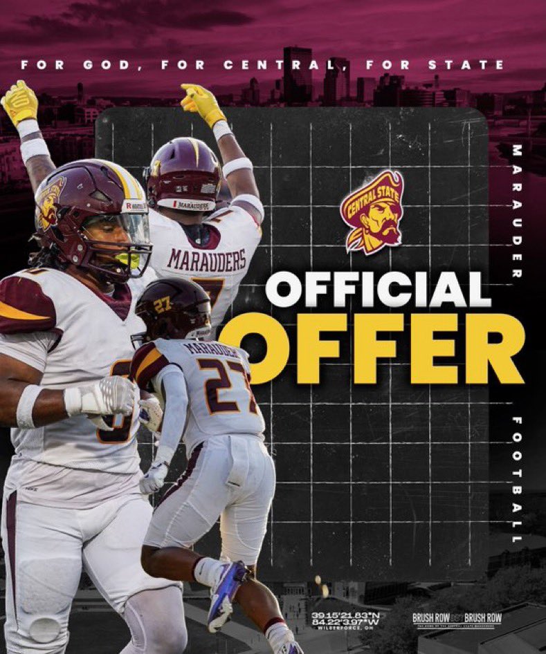 DJ Edwards (@dedwardsjr26) on Twitter photo Extremely blessed to receive my very first HBCU offer to central state u
Thank you Coach <a href="/CoachMcCray9/">🌹Mike McCray II🌹</a>
#AGTG
<a href="/CoachTomBolden/">Tom Bolden</a>
<a href="/LakotaWestFB/">Lakota West Football</a>
<a href="/Coach_Huls/">Tyler Huls</a> Extremely blessed to receive my very first HBCU offer to central state u
Thank you Coach <a href="/CoachMcCray9/">🌹Mike McCray II🌹</a>
#AGTG
<a href="/CoachTomBolden/">Tom Bolden</a>
<a href="/LakotaWestFB/">Lakota West Football</a>
<a href="/Coach_Huls/">Tyler Huls</a>
