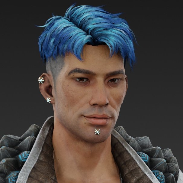 Hair is questionable but you can't say this man ain't pretty. Mhm