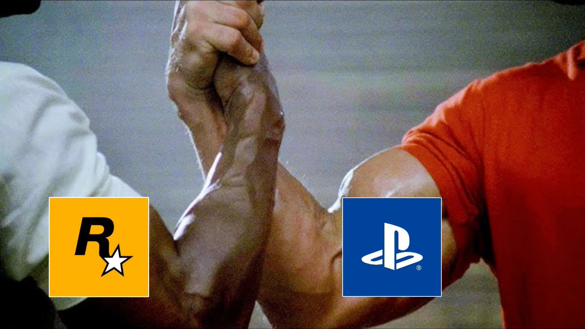 These two giants gonna make hell of a money together 🔥

#PlayStation #GTA6 #GTAVI #GrandTheftAutoVI