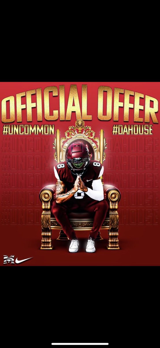 Beyond grateful to receive my 1st offer from Morehouse College. Thank you to Coach Edwards and the staff for believing in me. Excited for what’s ahead.