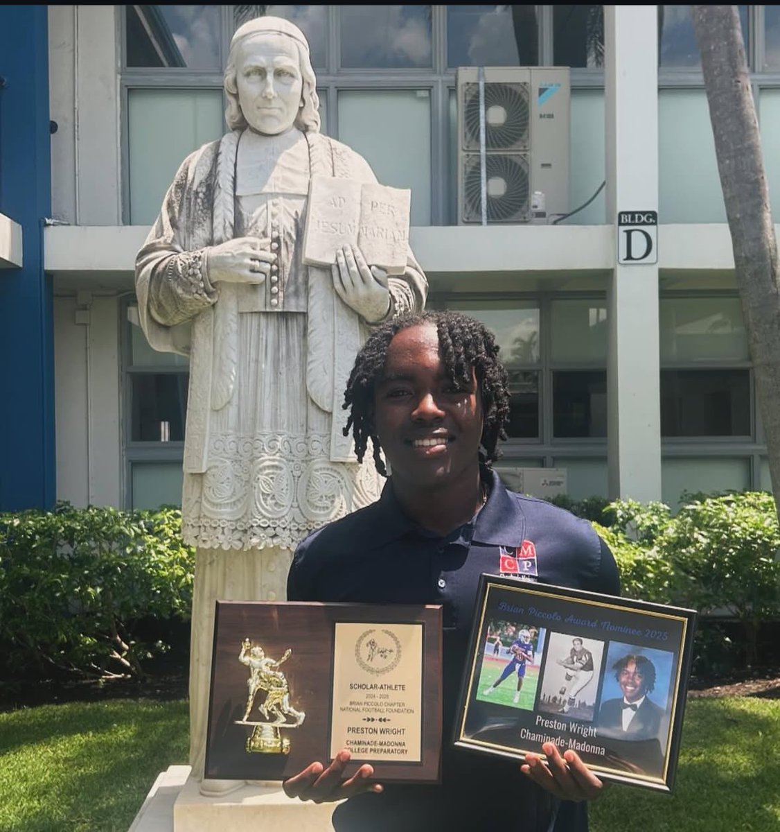 Preston Wright (@prestonw_11) on Twitter photo Blessed to be nominated for the Brian Piccolo award! <a href="/Nadeboyz/">Chaminade-Madonna Football</a> <a href="/CMLions/">Chaminade-Madonna</a> <a href="/Dameon8/">Coach Jones.</a> Blessed to be nominated for the Brian Piccolo award! <a href="/Nadeboyz/">Chaminade-Madonna Football</a> <a href="/CMLions/">Chaminade-Madonna</a> <a href="/Dameon8/">Coach Jones.</a>