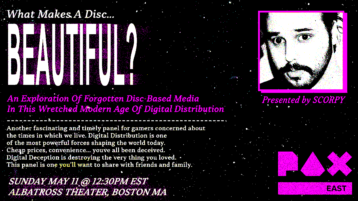 WHAT MAKES A DISC BEAUTIFUL?

An informative, timely panel to be presented at PAX EAST in BOSTON, for gamers concerned about the times in which we live.

SUNDAY, May 11th @ 12:30PM EST
ALBATROSS THEATER @ Boston Convention Center